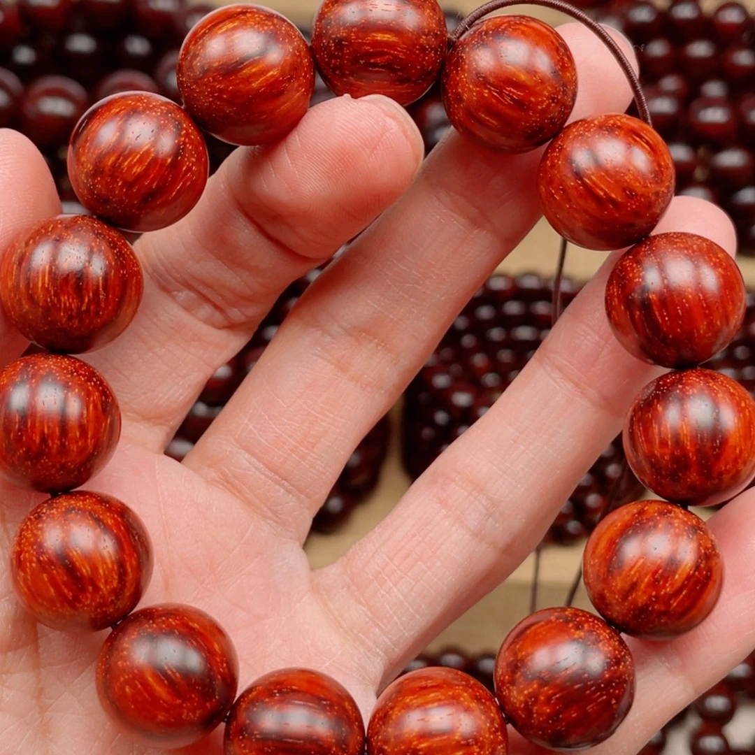 手串/手链小叶紫檀1.5火焰芝麻点老料全鳞底