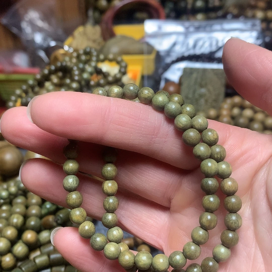 维腊木（绿檀）手串/手链N****3