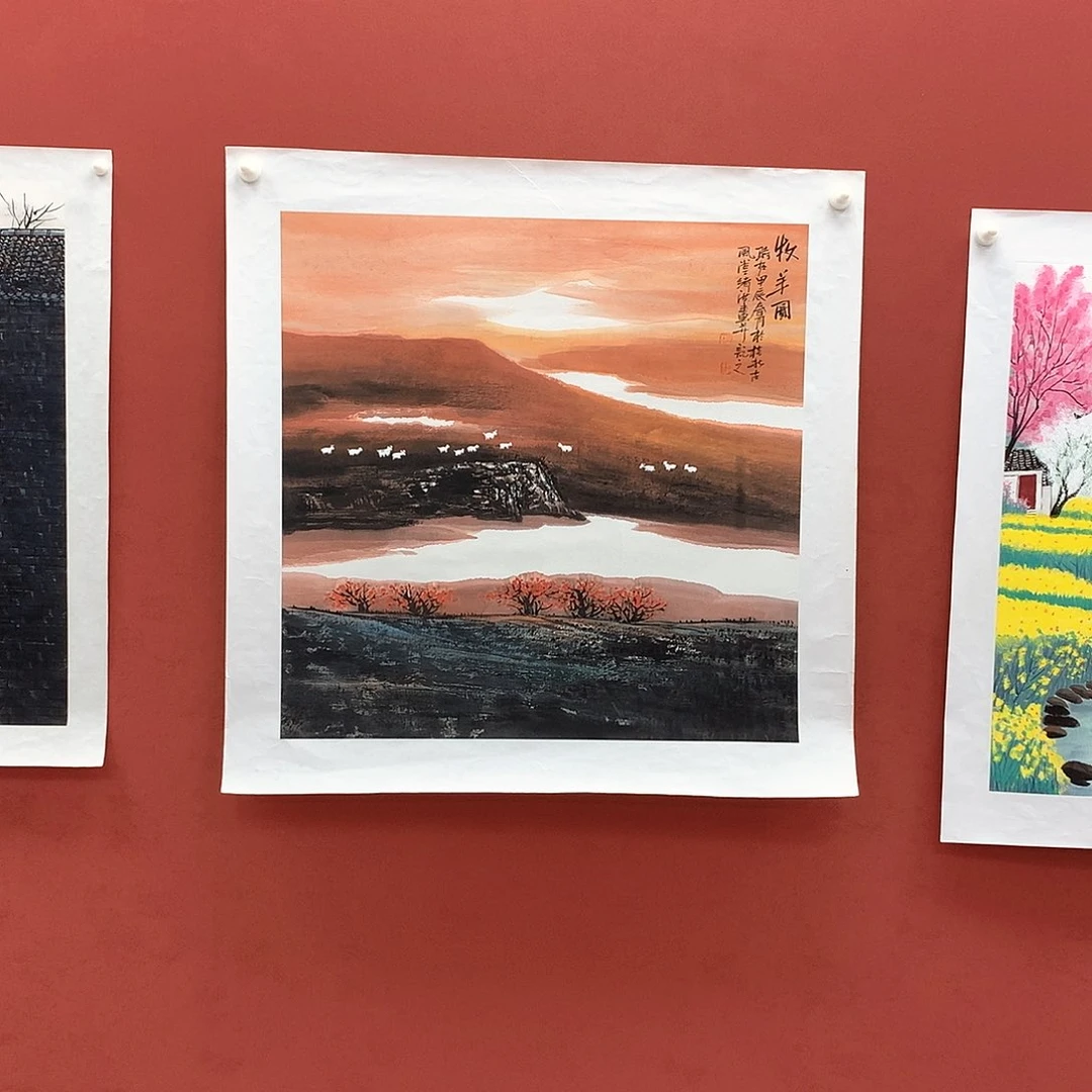 书法国画作品四尺斗方