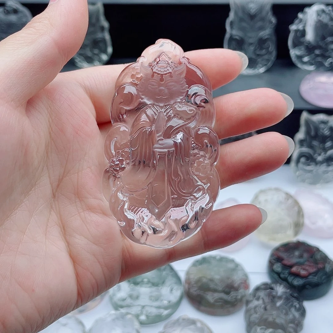未镶嵌吊坠(不含链)水晶吊坠