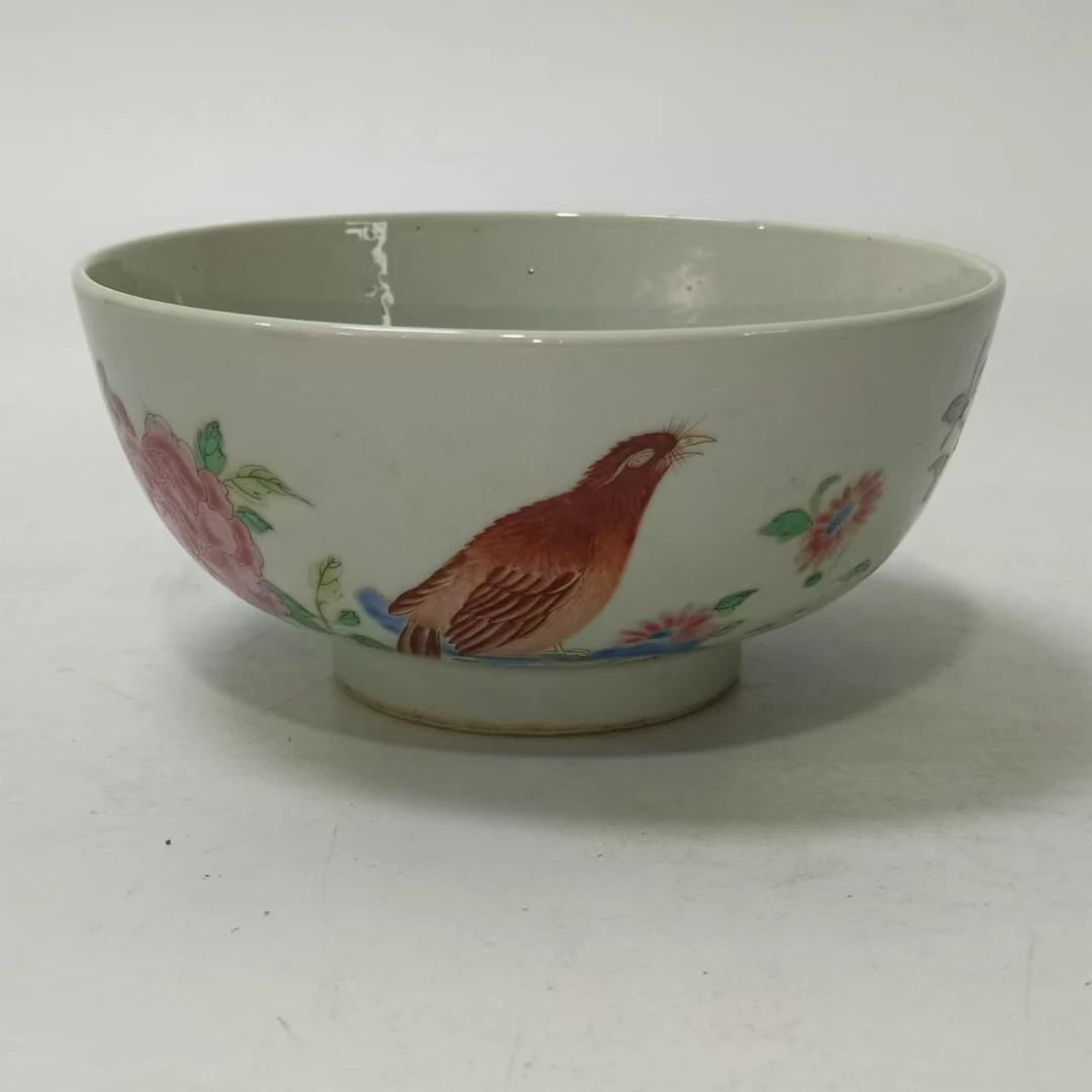 HJD2501-239粉彩花卉纹碗