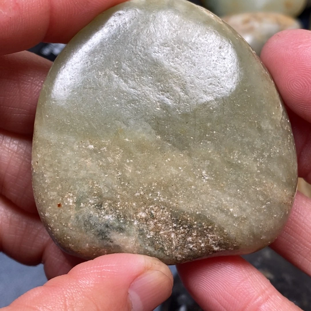 和田玉挂件银S925镀金镶嵌