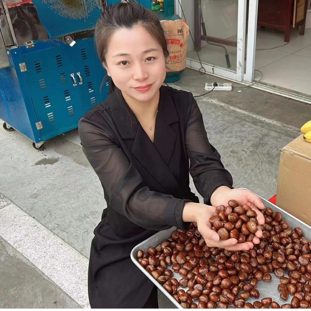 （熟）野生毛栗安徽舒城晓天皮薄熟毛栗特产