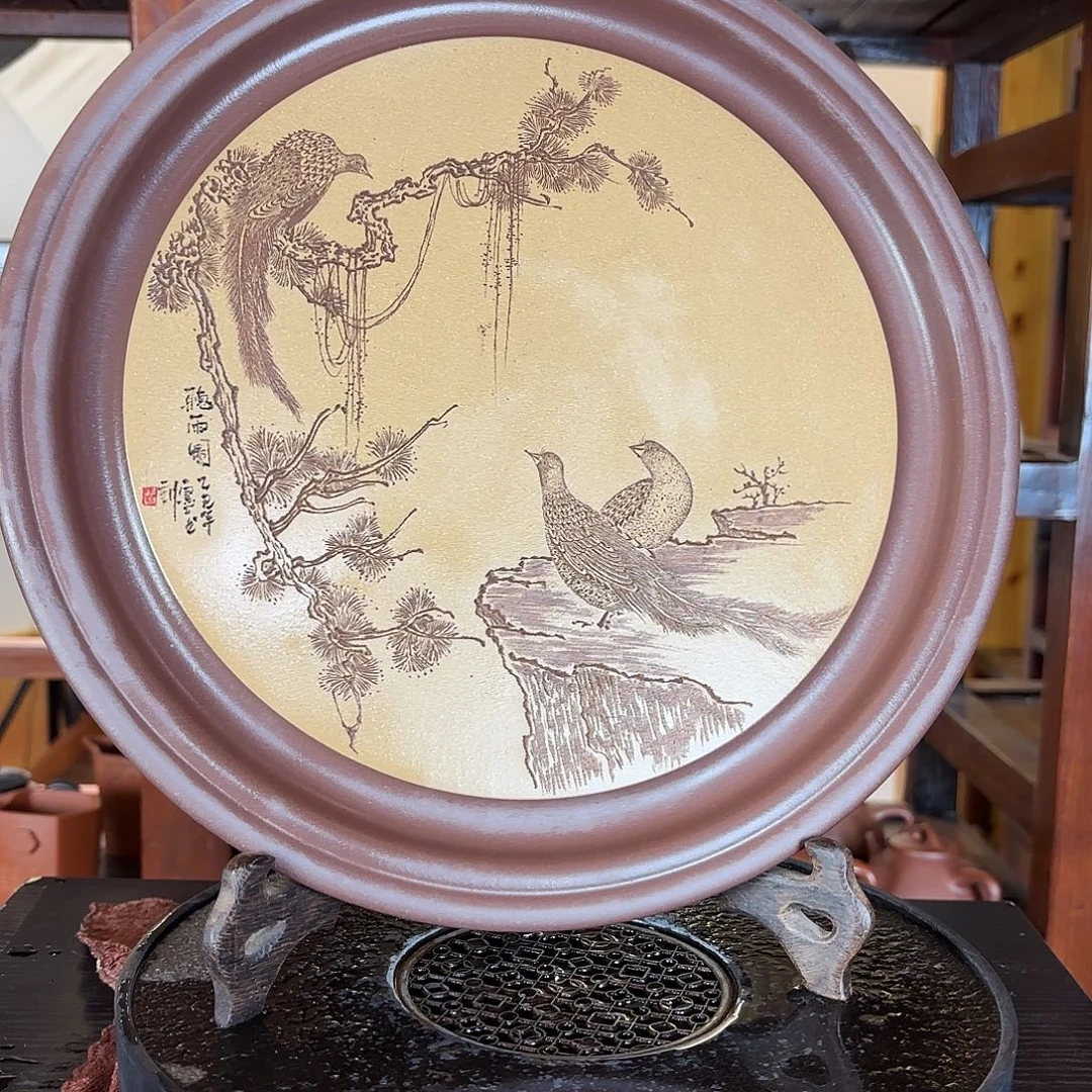 紫砂茶壶熊鸿军紫砂艺术30厘米