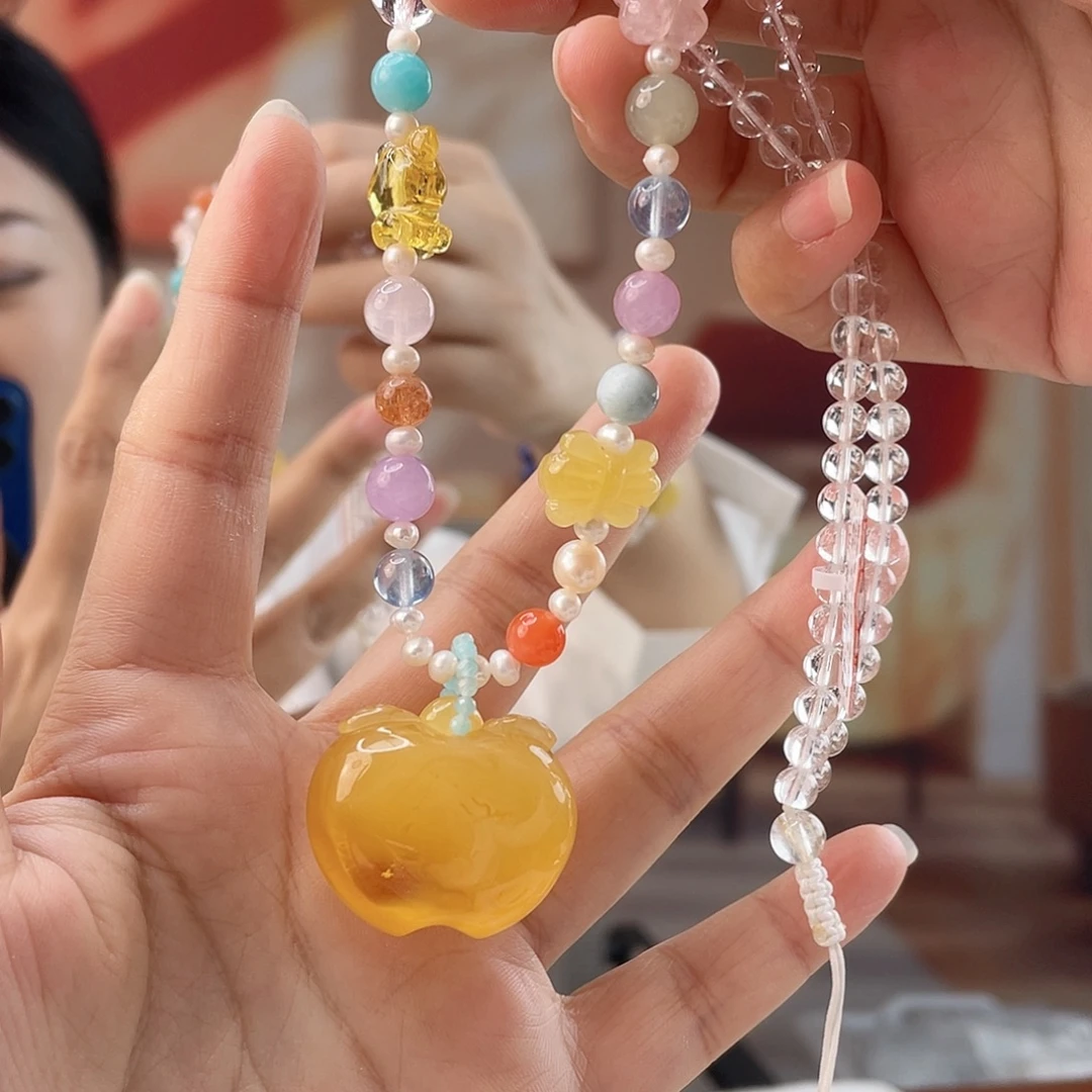 裸石琥珀未镶嵌蜜蜡吊坠