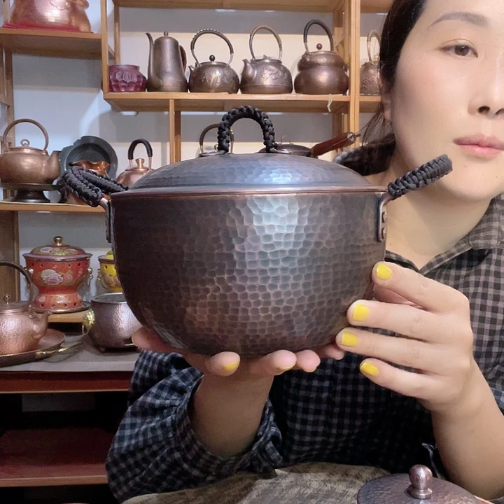 金属渡*生紫铜双耳18通用