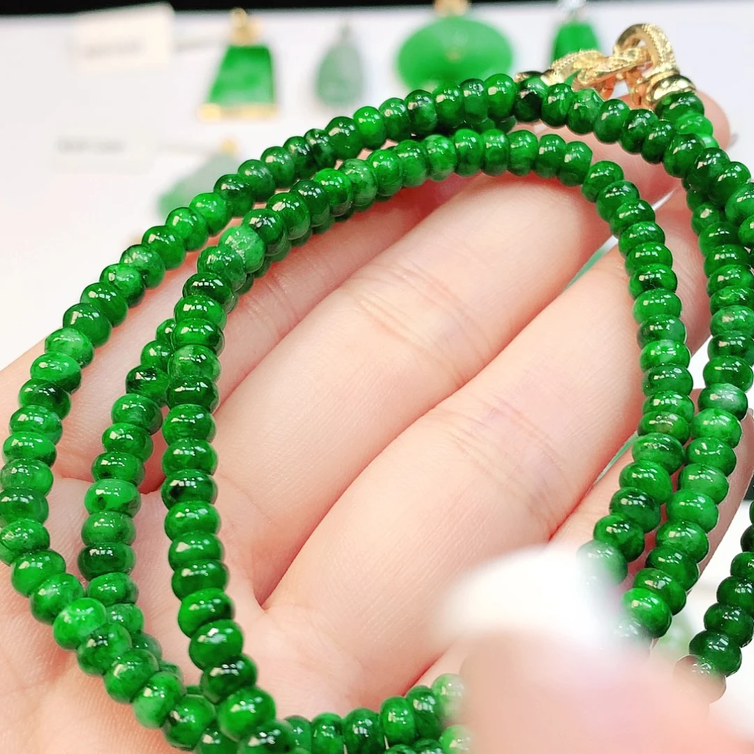 翡翠未镶嵌颈饰缅甸翡翠