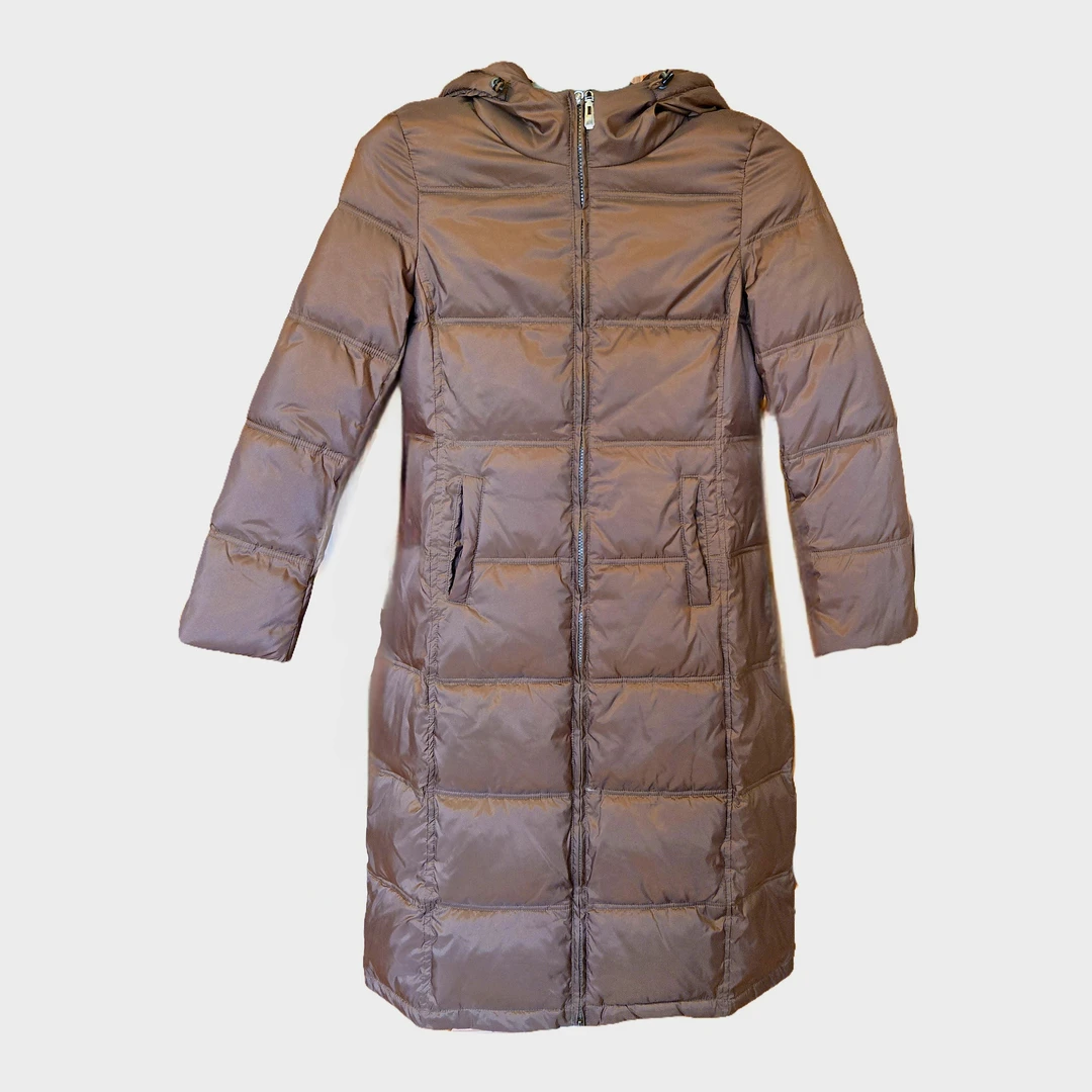 冬季大码女装新款羽绒棉服中长款棉衣修身过膝加厚棉袄外套连帽