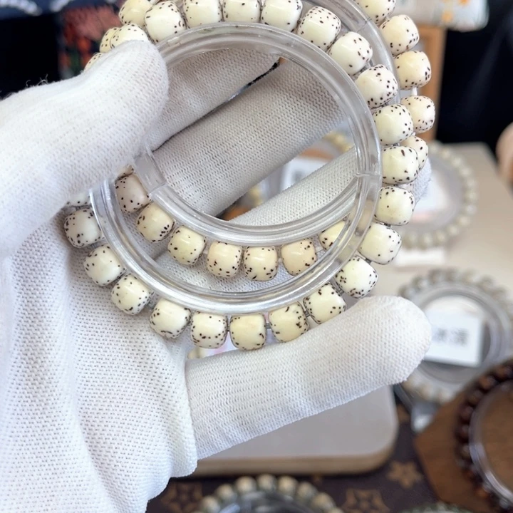 星月菩提手串卡9原白河豚