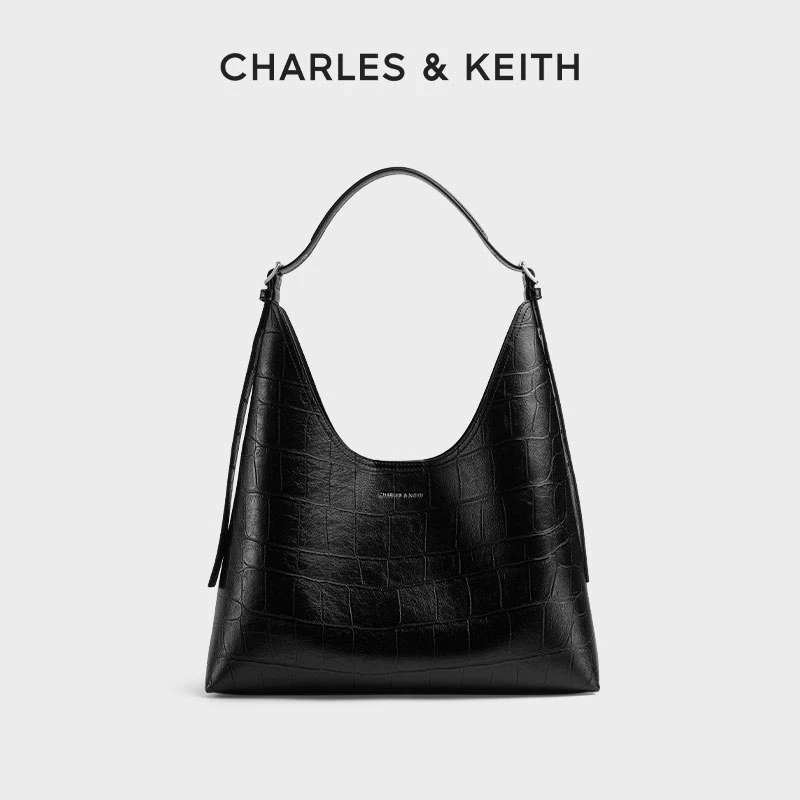 CHARLES & KEITH【会员专享】鳄鱼纹子母托特包40160199-1