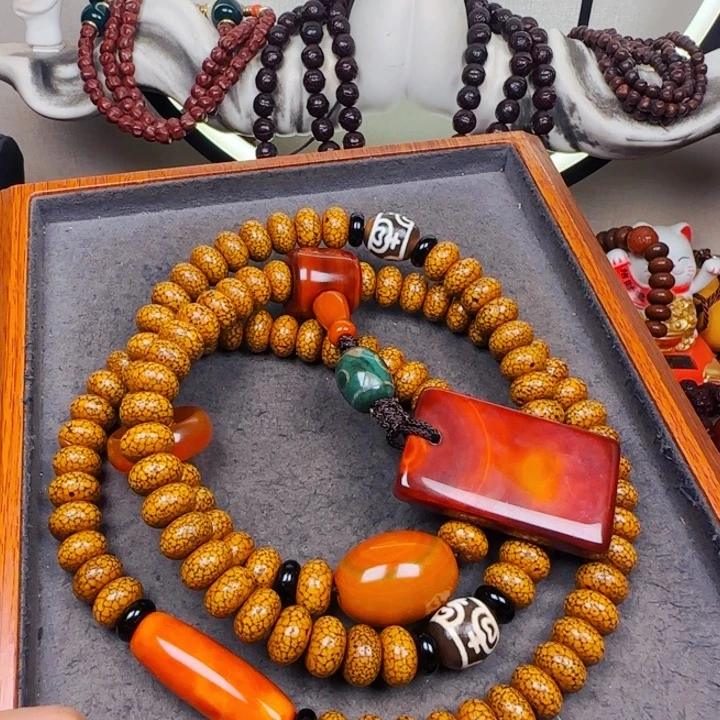 钓***亀吊坠星月菩提脖挂