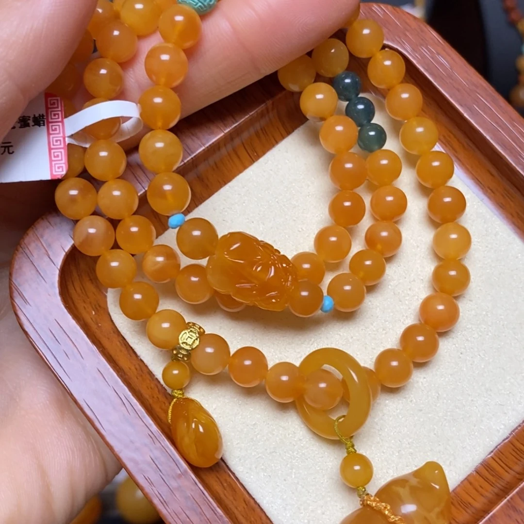 【闪购商品】未镶嵌蜜蜡手链手串