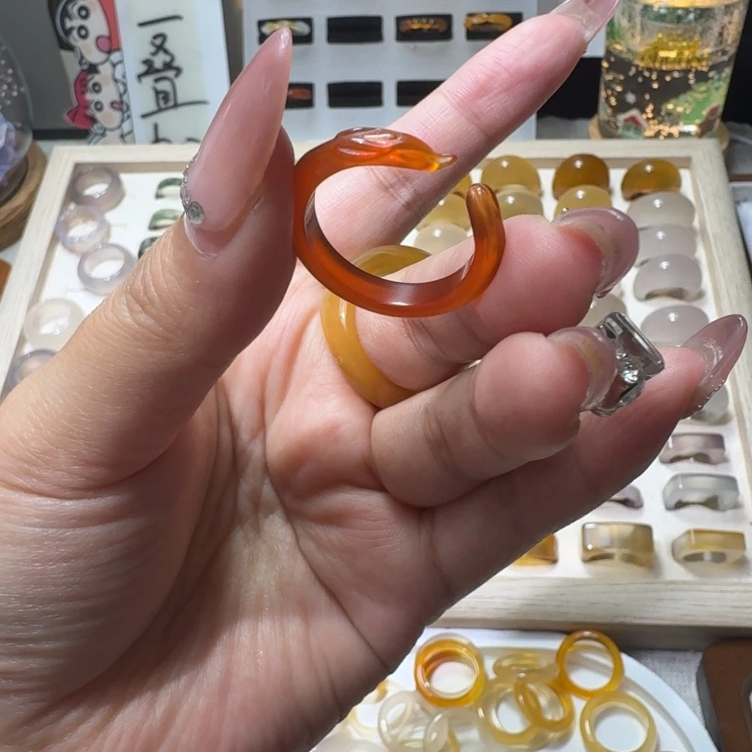 合金戒指玛瑙/玉髓840港20