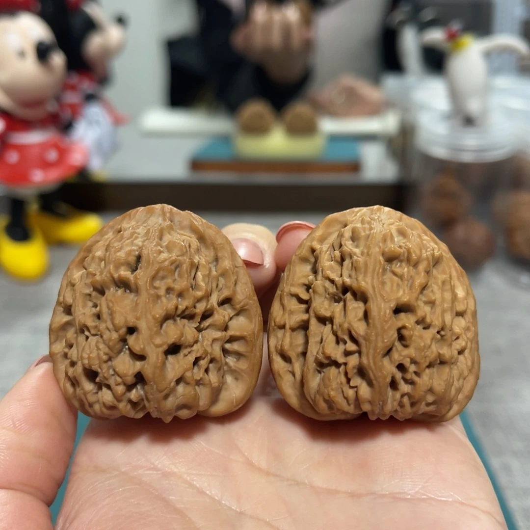 吊坠文玩核桃42红皮南疆