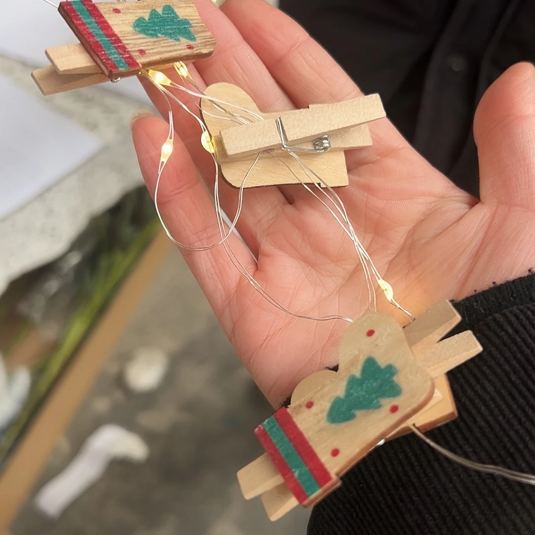 抖音直播间灯串袜子