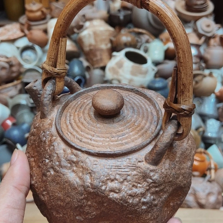柴烧老岩泥高端茶器
