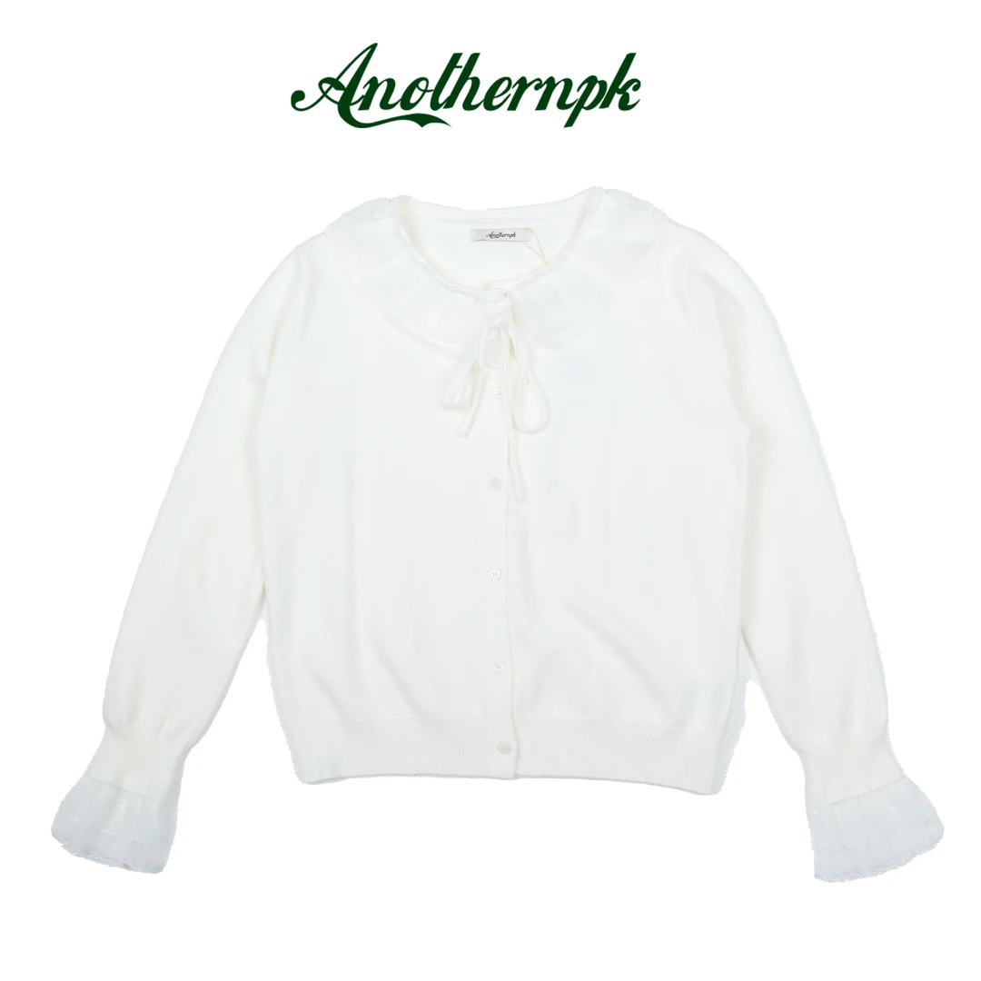 少女风针织厚款薄款蝴蝶毛针织衫春季衬衫设计感A5F05K6065