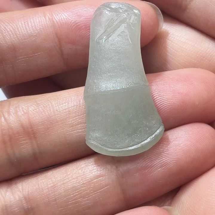 定制翡翠未镶嵌天然缅甸翡翠A货竹节不退不换