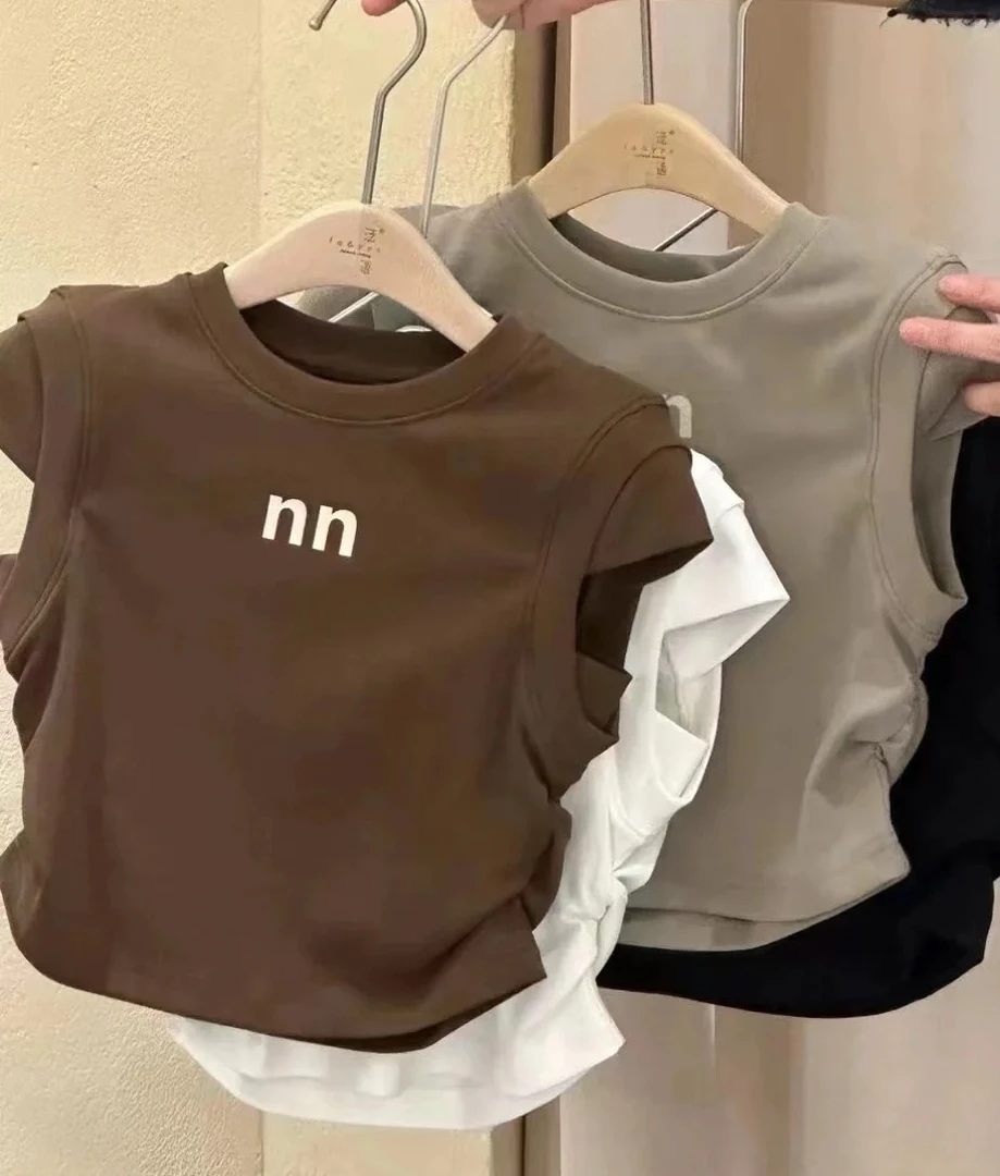 潮童背心辣妹版（直播间同款）女童休闲夏季韩版2025年款衣服儿童