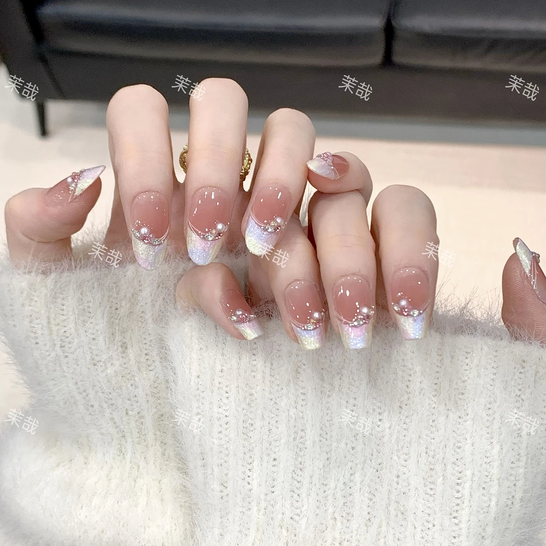 茉哉【云梦泽】纯手工定制美甲拆卸穿戴甲A3629