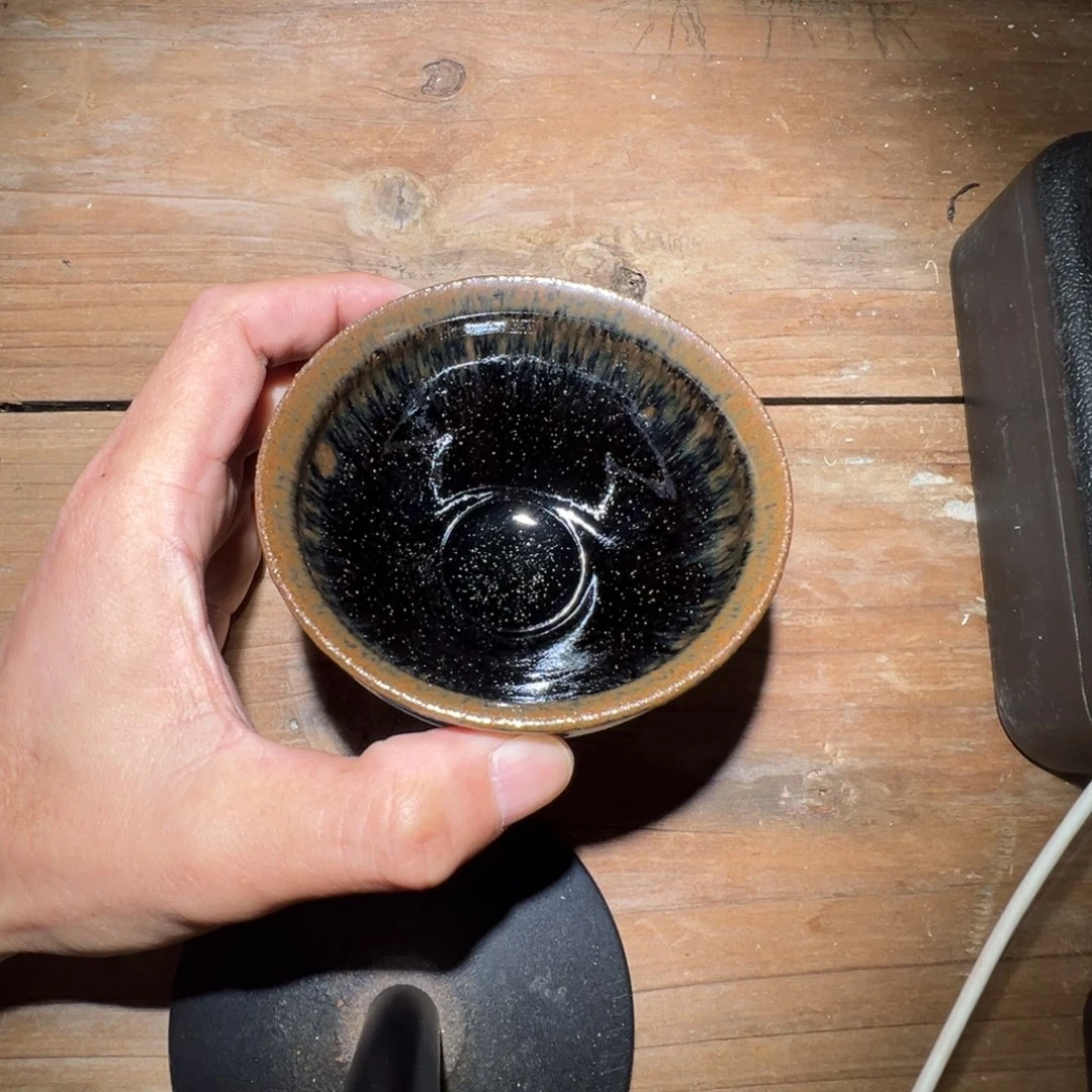 茶盏老表柴烧作品327