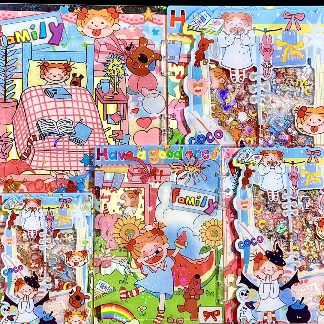 【新款CoCo酱】高定摇摇本套餐活页本手工DIY收纳盒亚克力