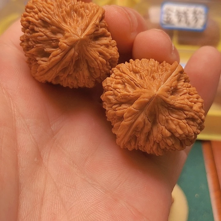 文玩核桃把件边35肚38全品大蒜头