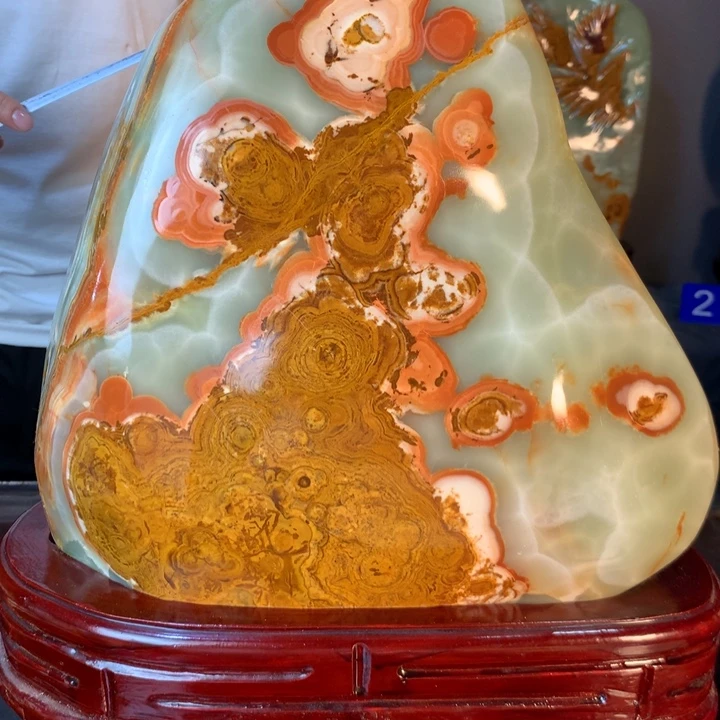 石材天然古青石原石摆件