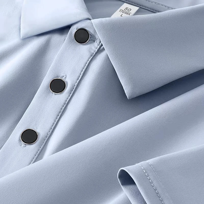 高端冰丝polo衫定制工作服速干短袖t恤员工活动宣传文化衫印logo