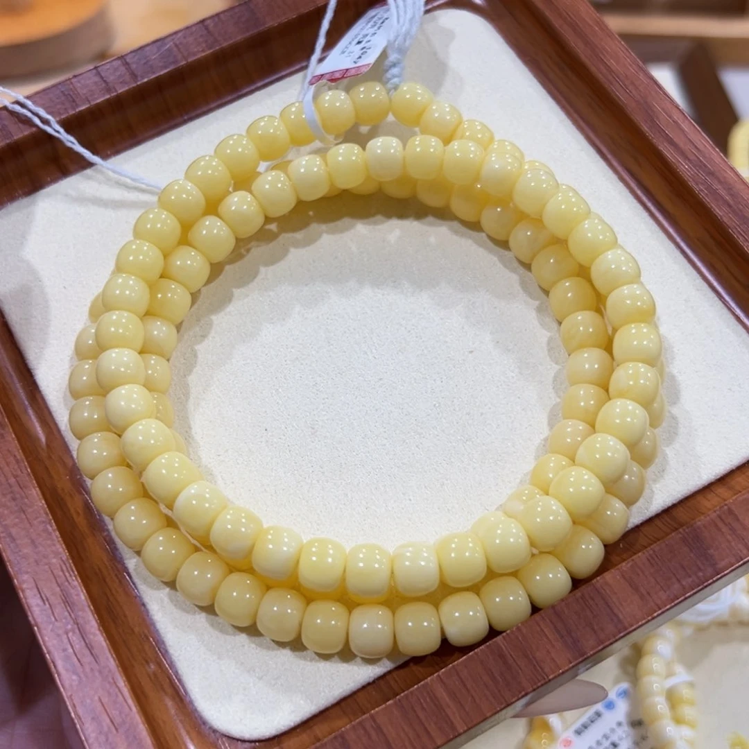 未镶嵌蜜蜡手链好**来7.8m奶酪长串