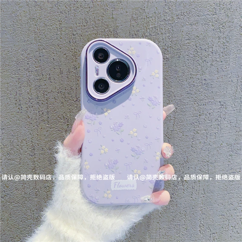 （华为P系列）金属小胖妹适用华为Pura70/华为p60/p50/p40/30手机壳