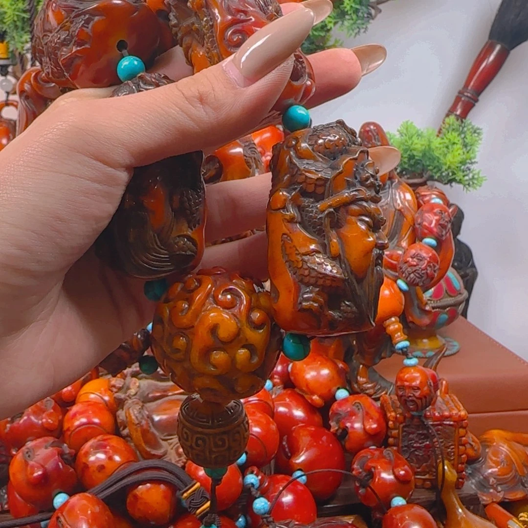 滴血莲花菩提吊坠金**梦