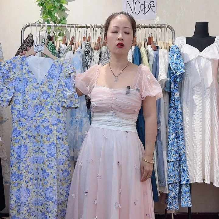 吊带精品撤柜连衣裙