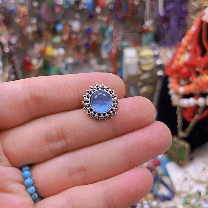 锌合金合金琉璃耳钉