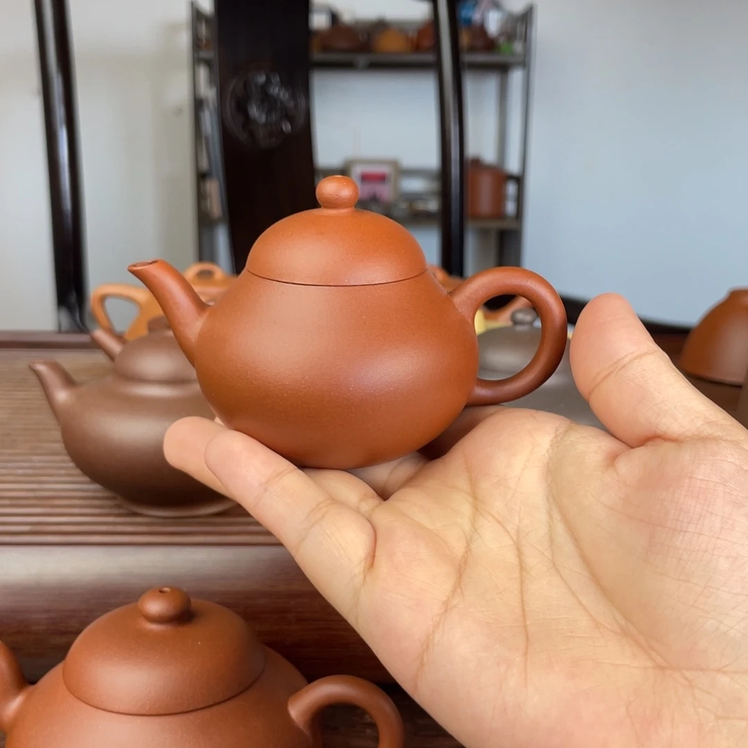 红泥茶壶清水泥梨形100cc