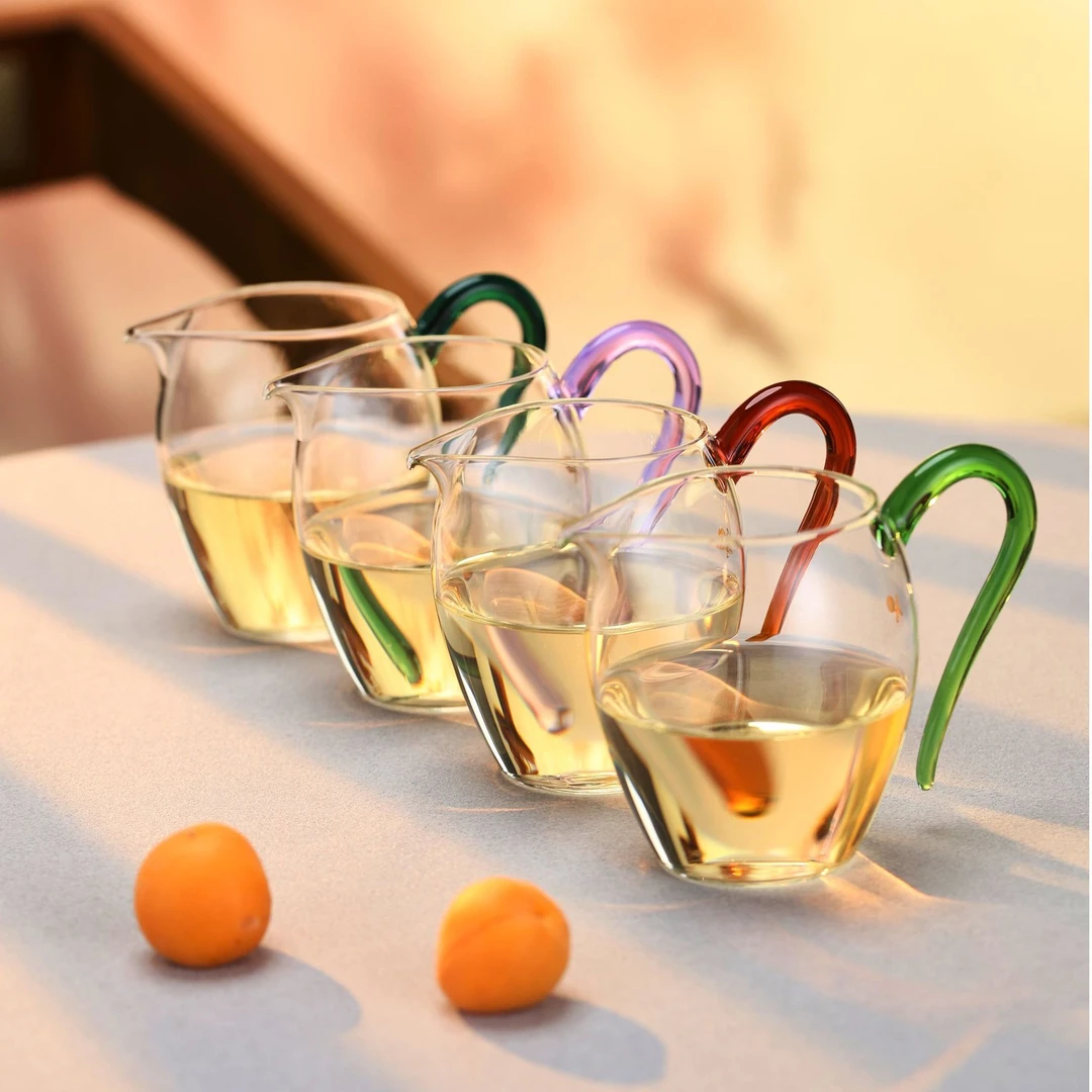 禾器有礼晶彩·怡然茶海高硼硅玻璃公道杯高档茶具分茶