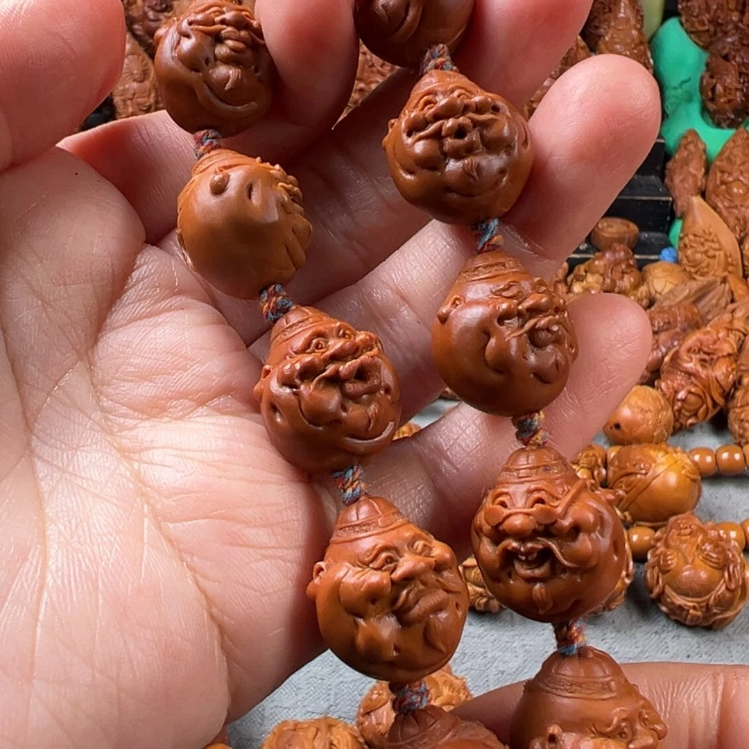 手串/手链橄榄核1.7铁盒 财神童趣头手串