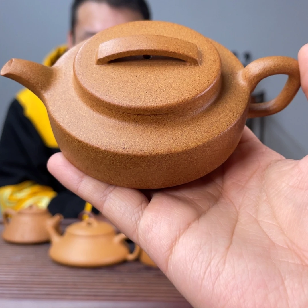 茶壶段泥黄金段周盘140cc