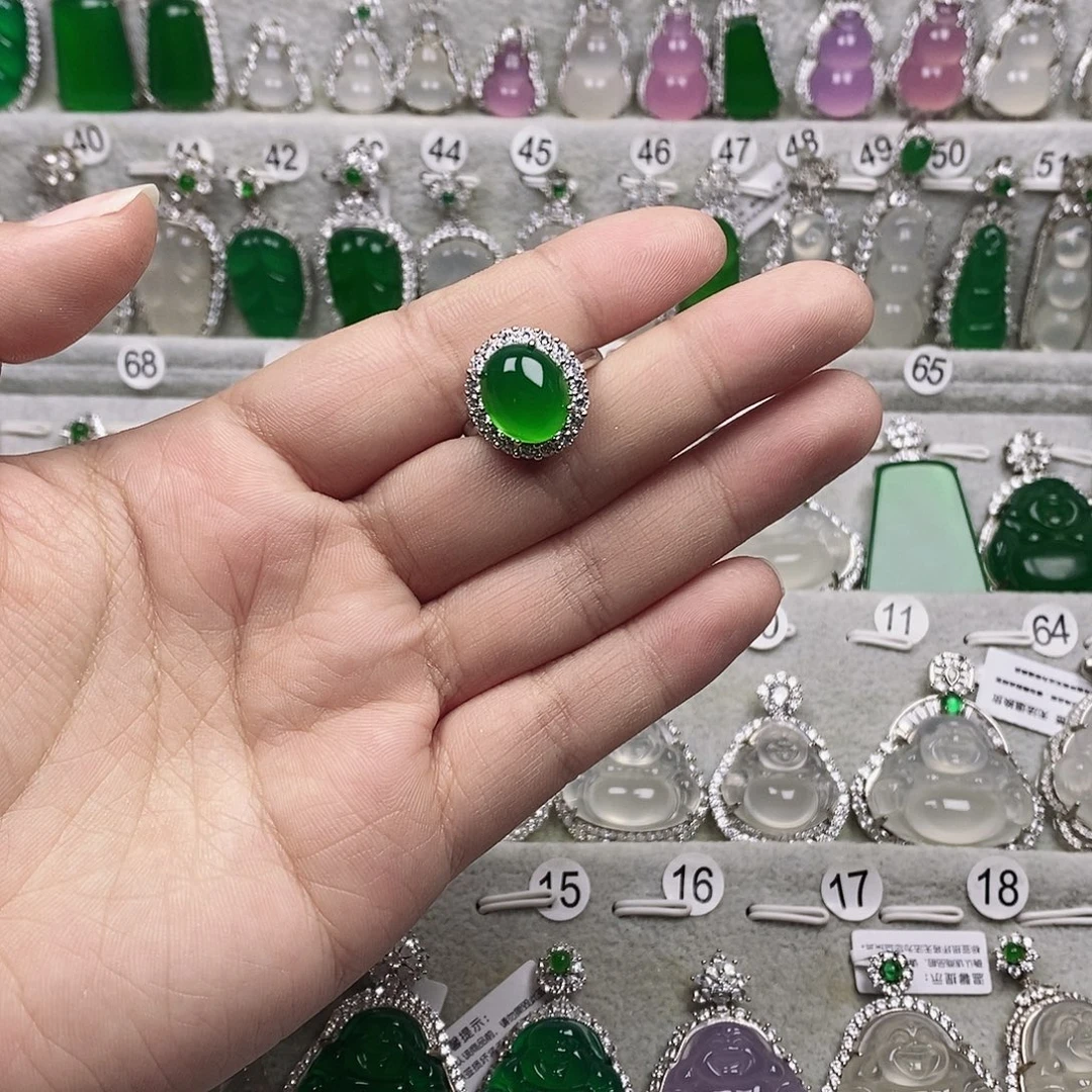 玛瑙/玉髓合金戒指