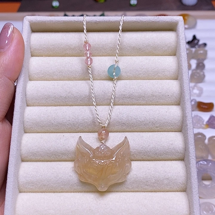 玛瑙/玉髓未镶嵌颈饰