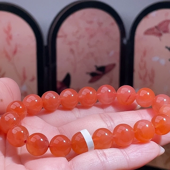 南红玛瑙合金手链53364