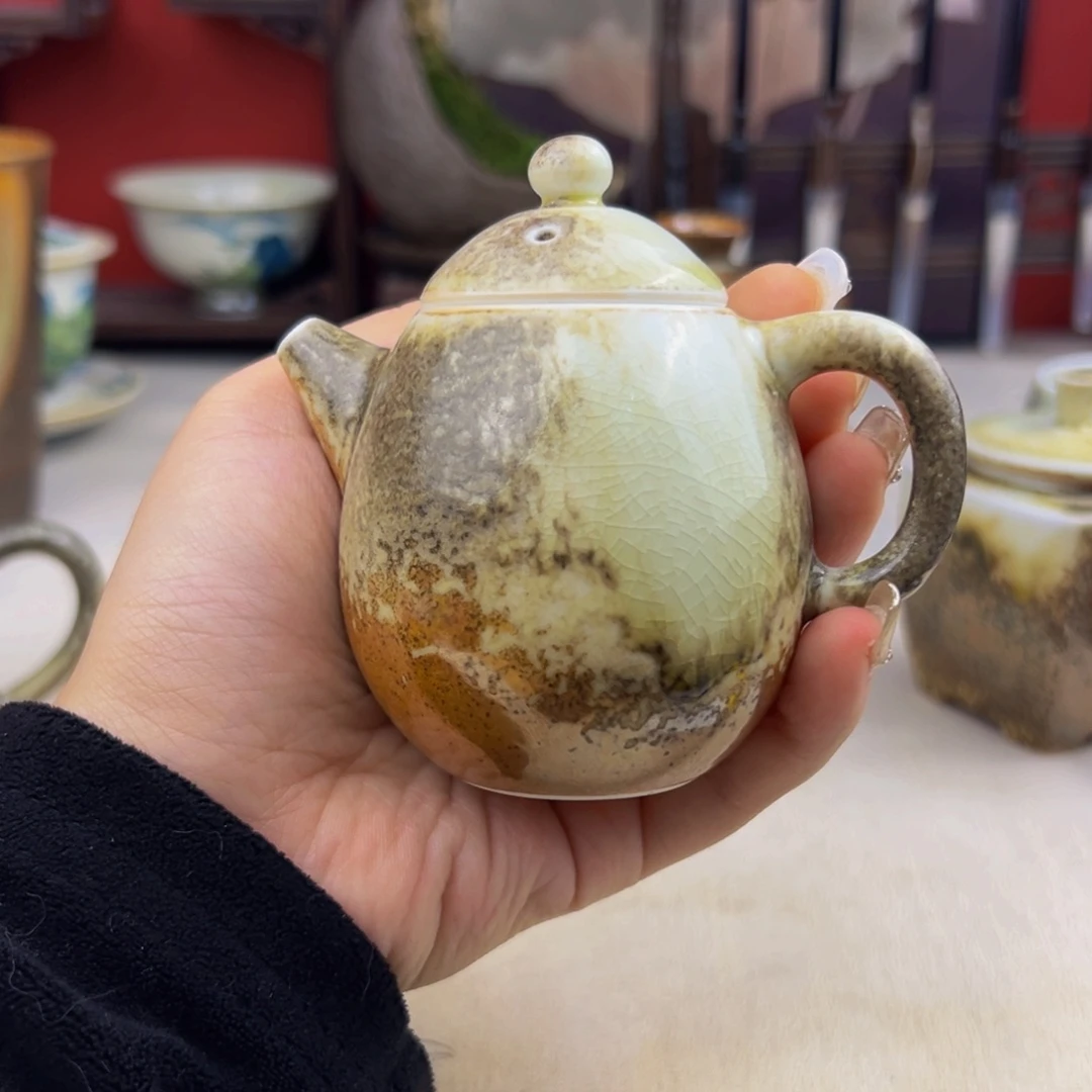 杯子纯手工柴烧主人杯