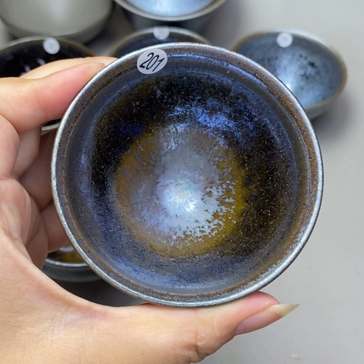 茶盏建窑建盏柴烧主人杯