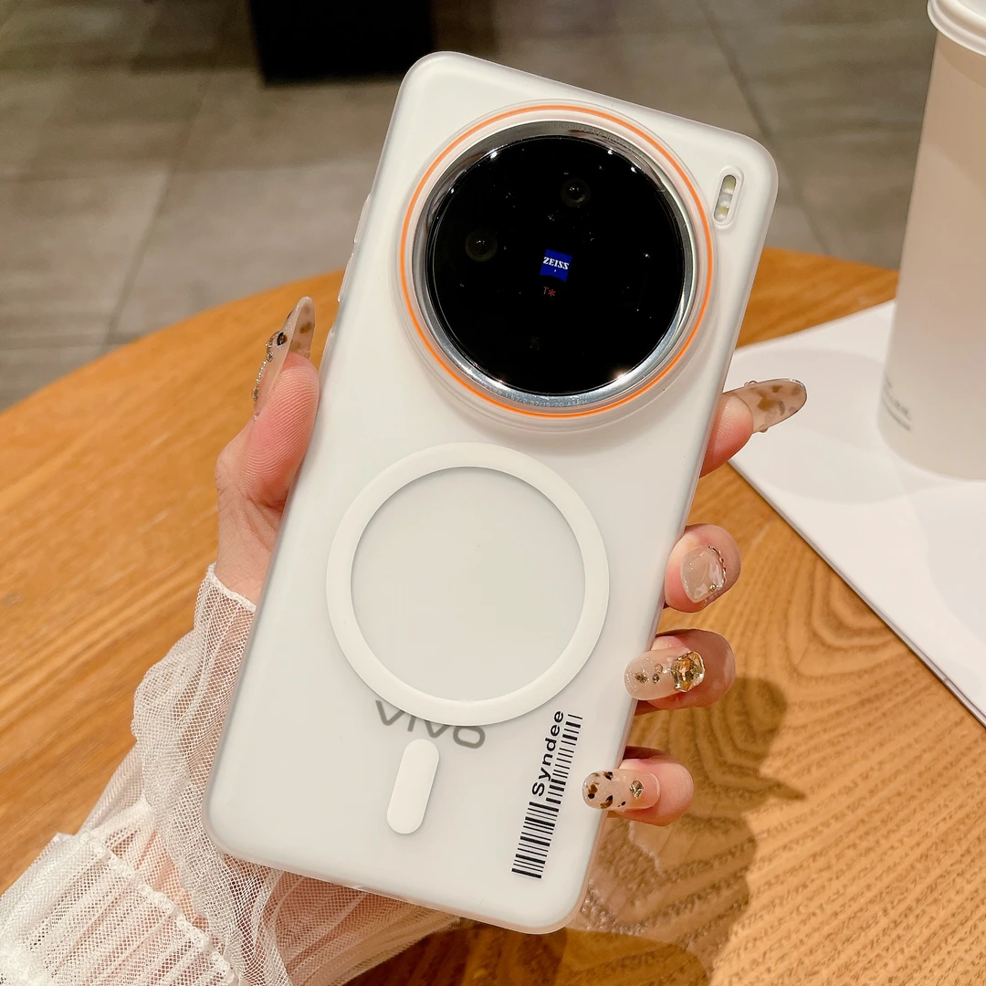 适用vivox200s手机壳vivox200ultra透明磁吸vivos30超薄磨砂x100s