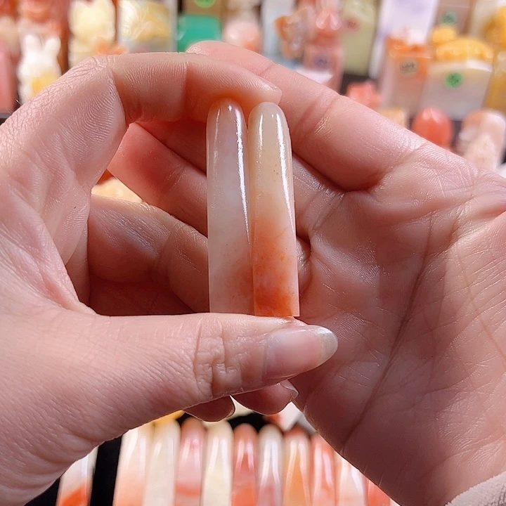 老挝石印石l***粉手工定制设计，不刻