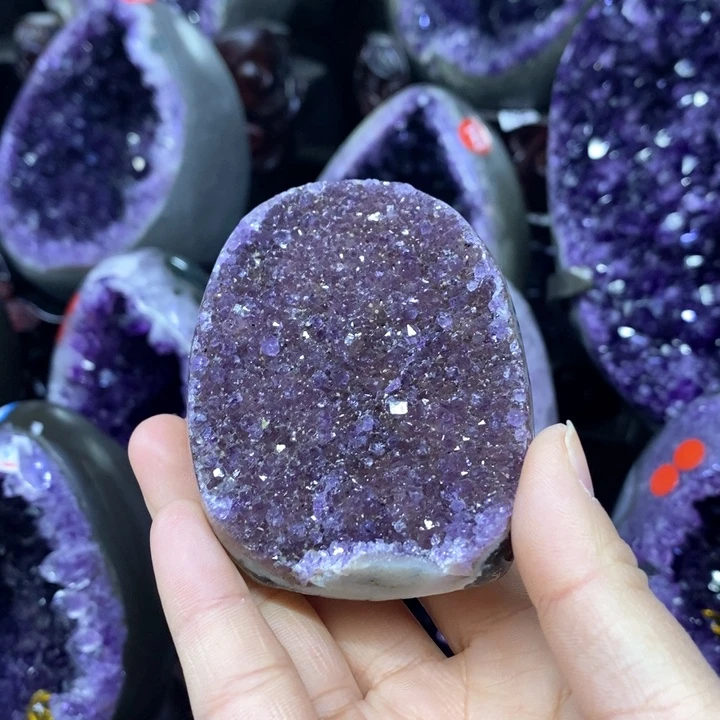 紫晶摆件未镶嵌莹