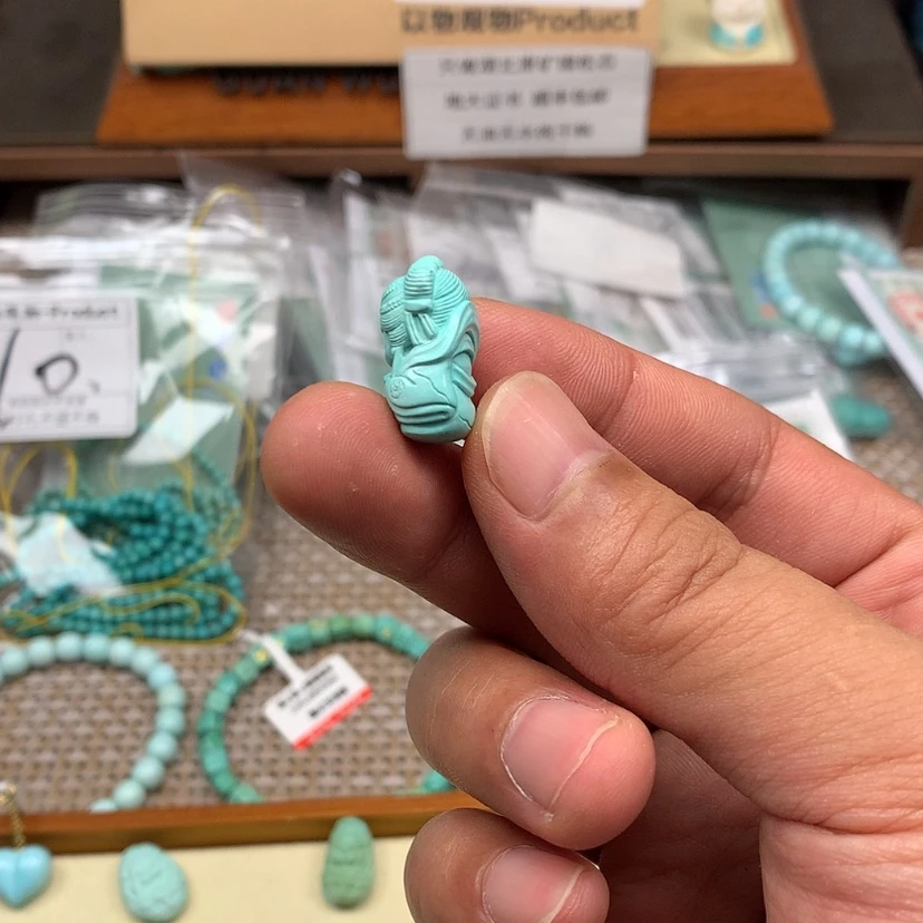 【闪购商品】绿松石未镶嵌颈饰B**216