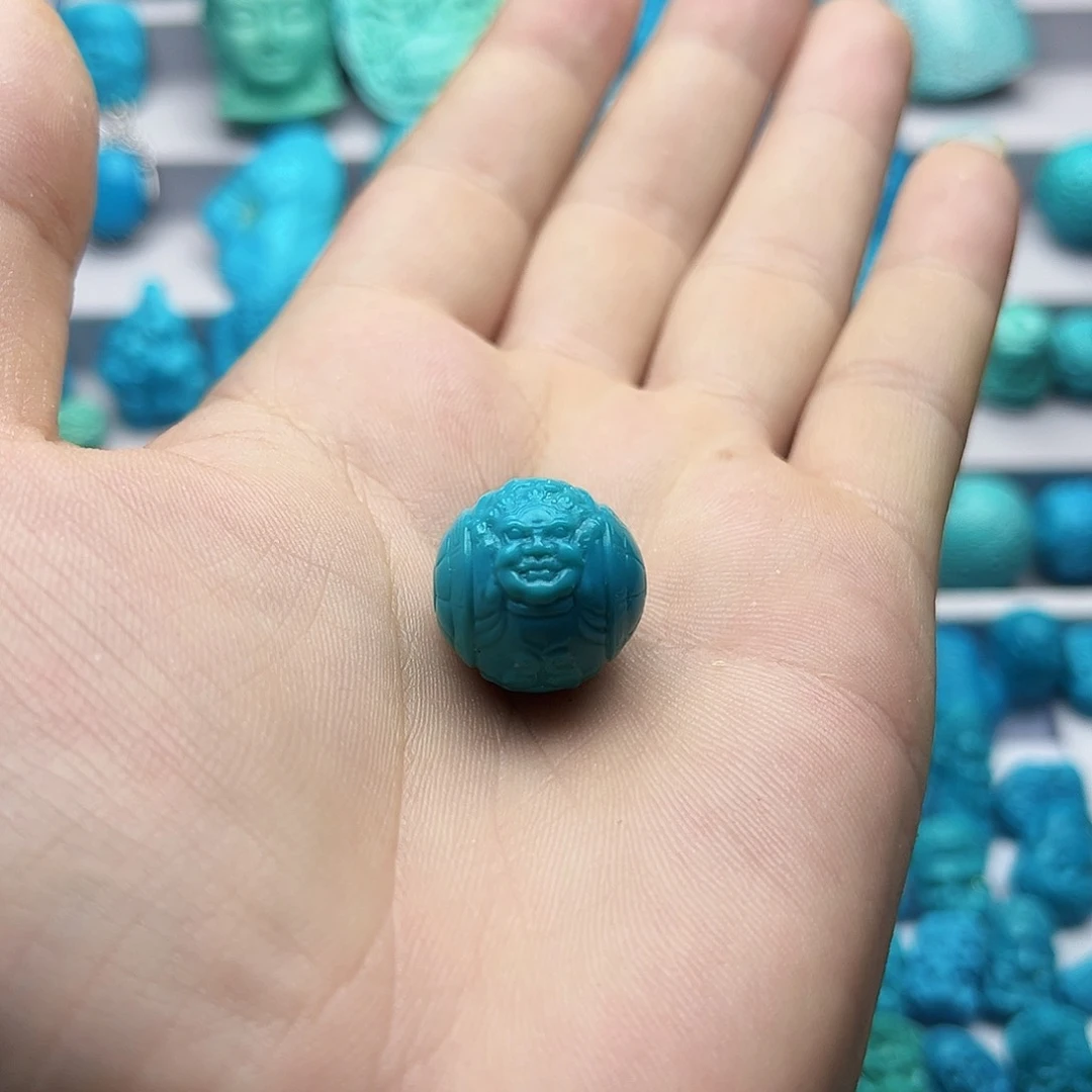 绿松石未镶嵌挂件