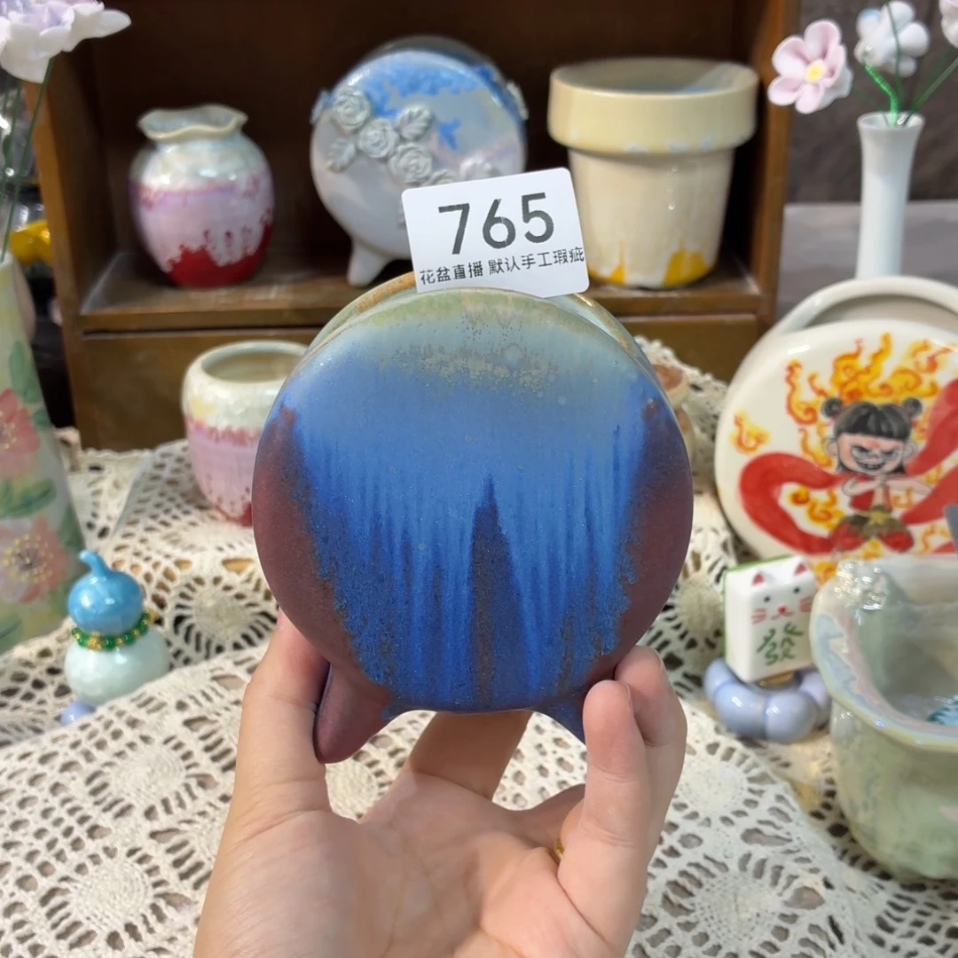 景德镇手工陶瓷花盆福利微瑕