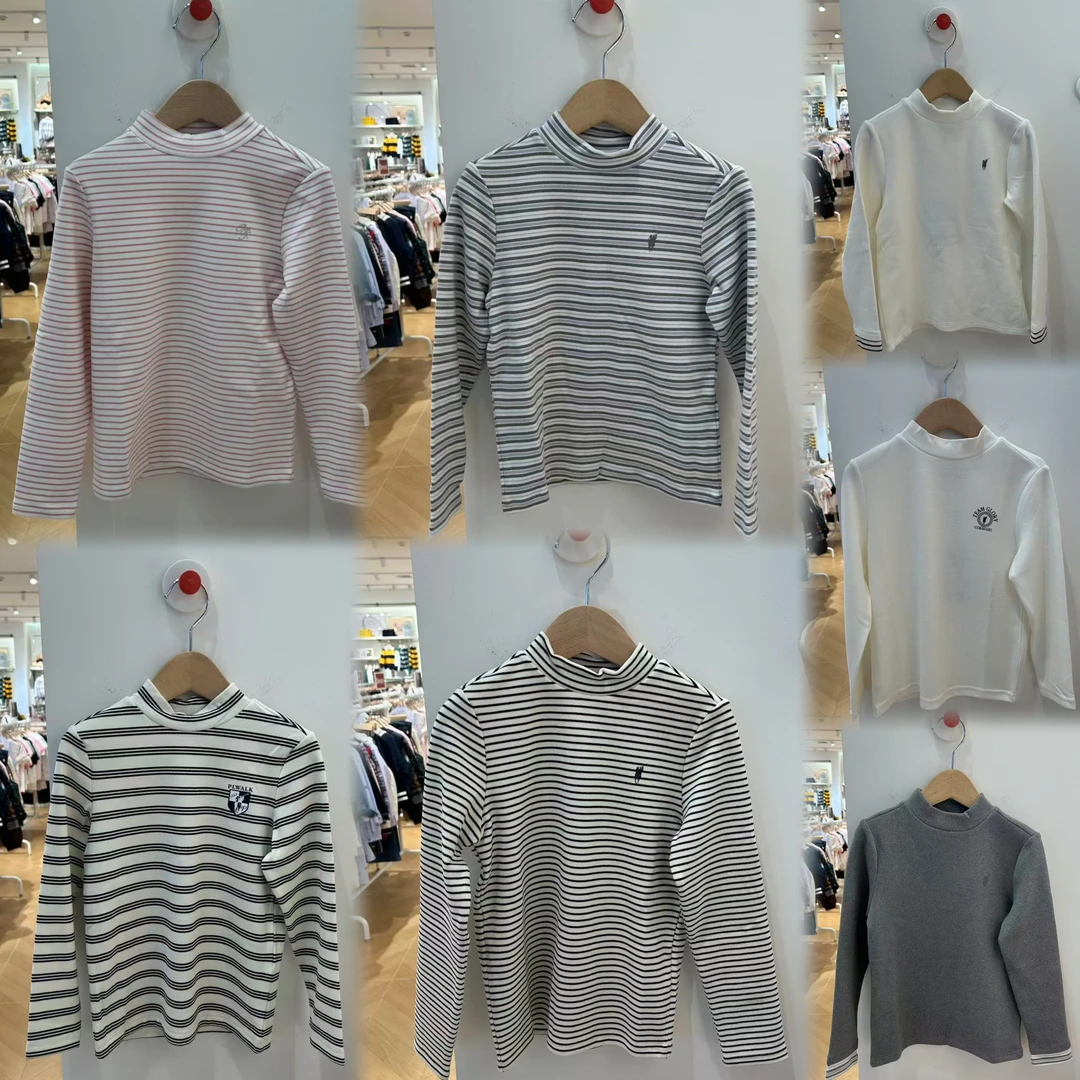 POLOWALK25秋冬新品儿童中高领长袖打底衫(T10)